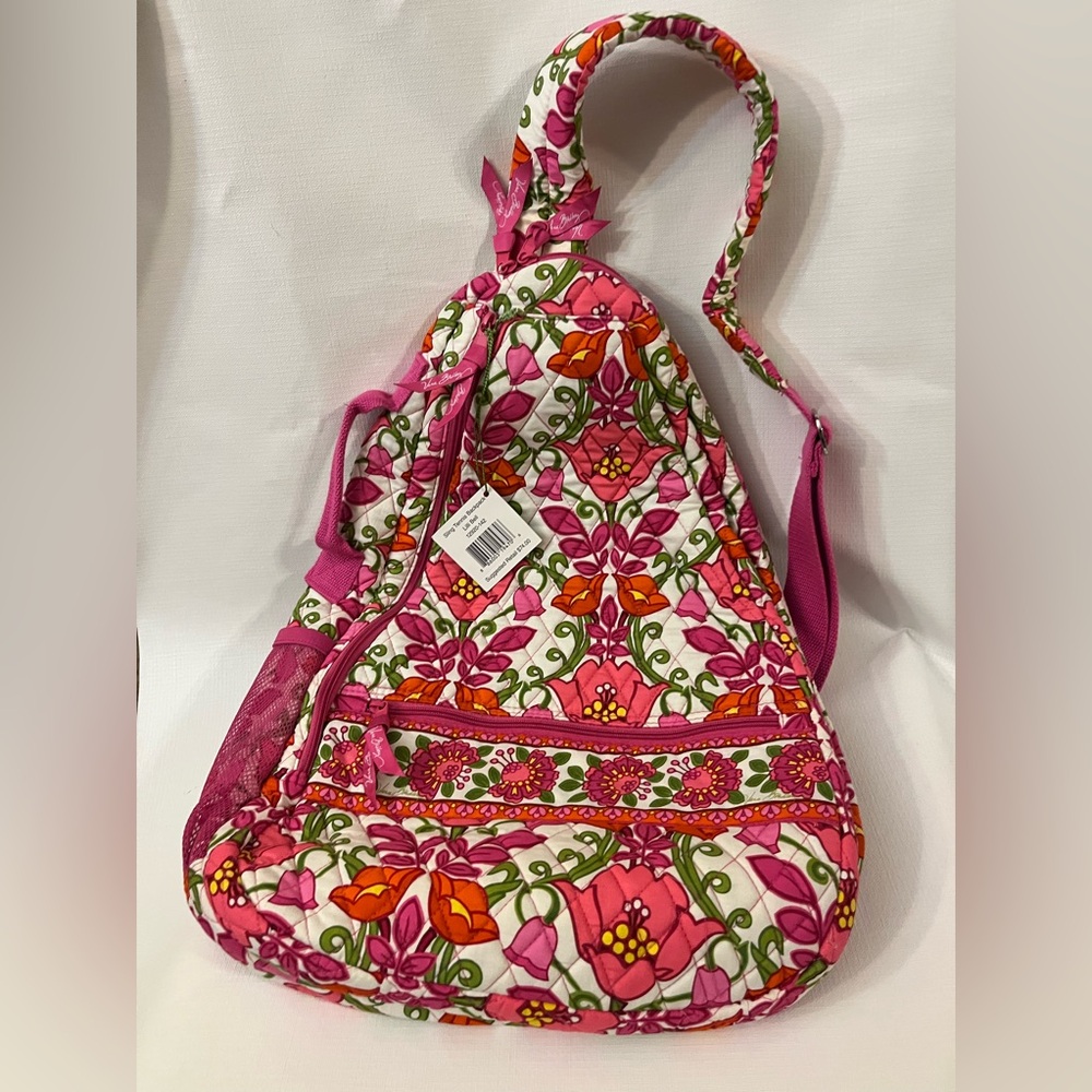 Vera Bradley Pink and Orange Floral Bag - Picture 1 of 5